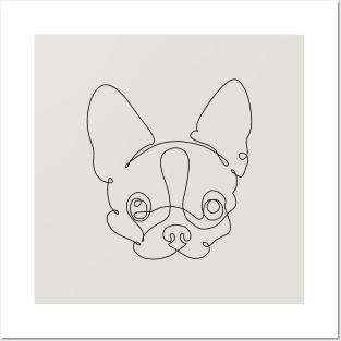 One Line Chihuahua Posters and Art